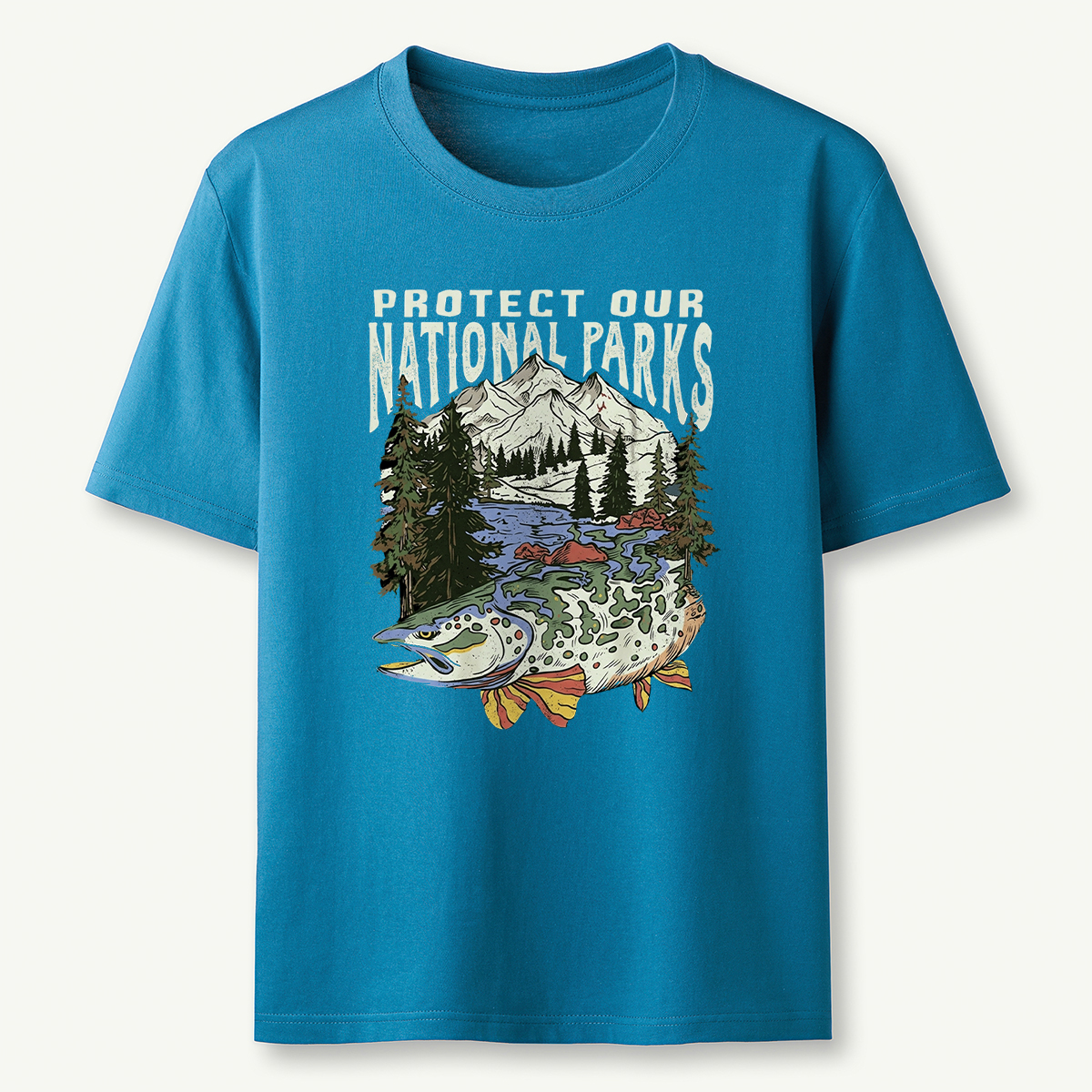 Respect the Local Wildlife 90s National Parks T-Shirt