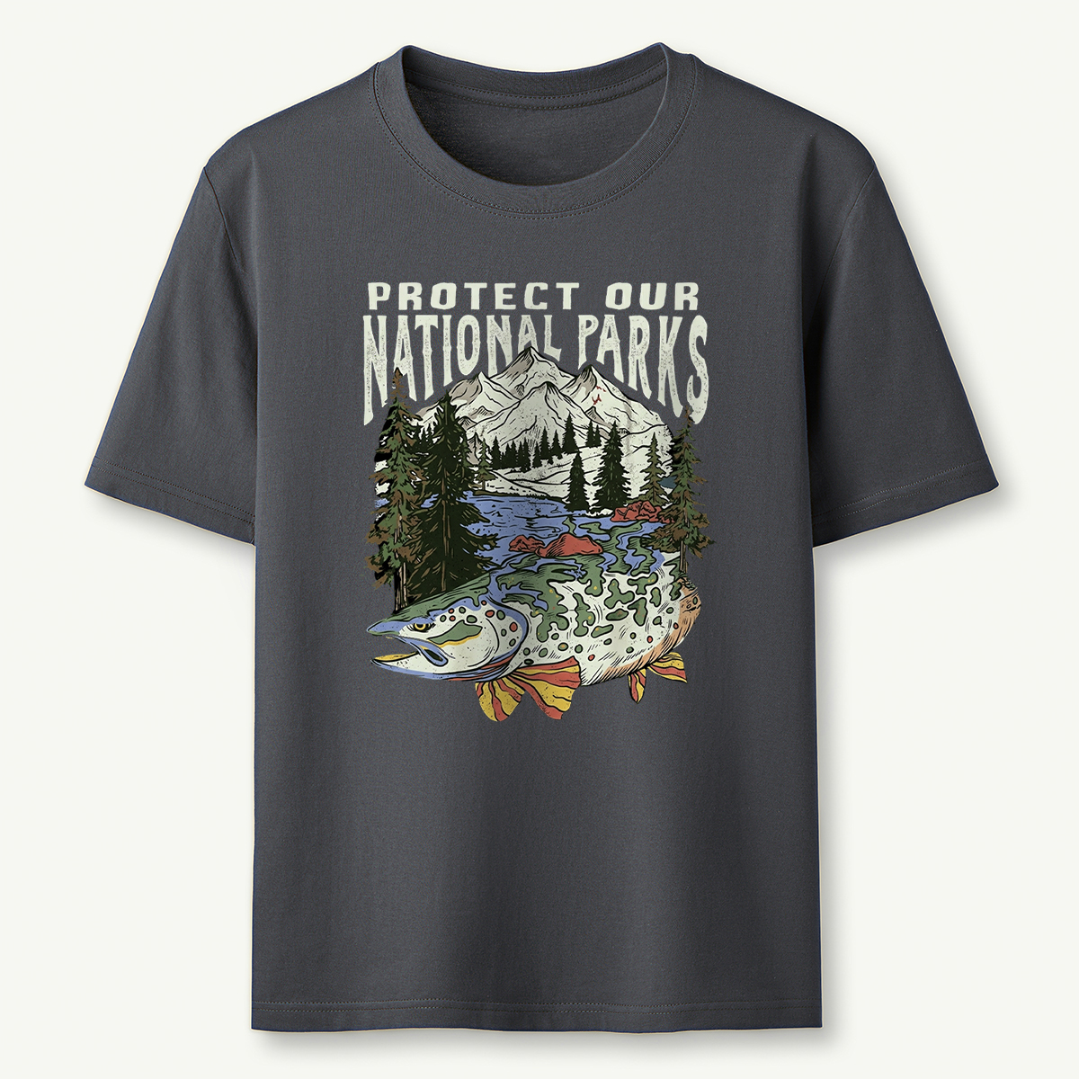 Respect the Local Wildlife 90s National Parks T-Shirt