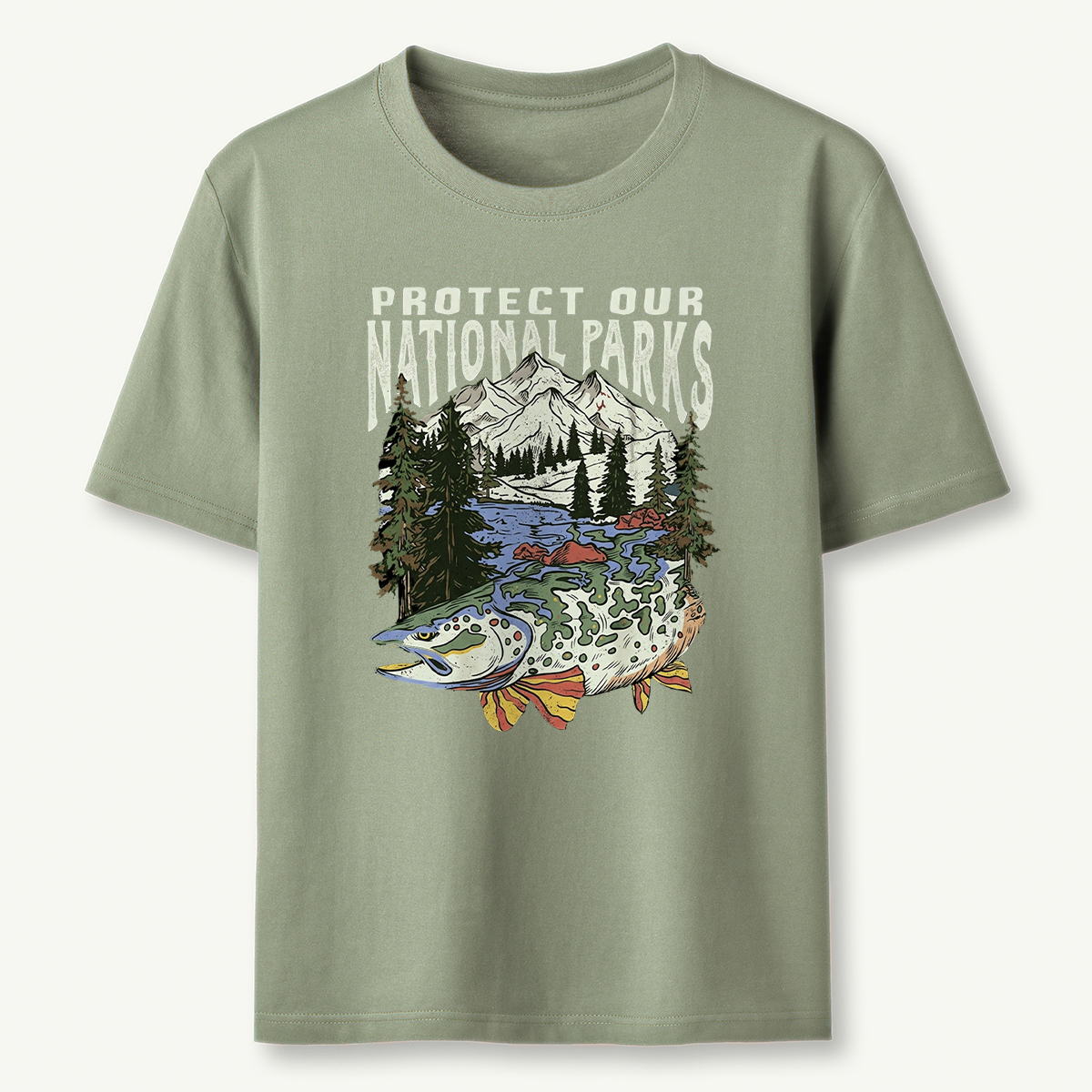 Respect the Local Wildlife 90s National Parks T-Shirt