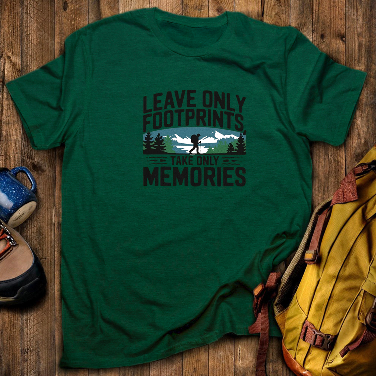 Leave Only Footprints Take Only Memories T-Shirt
