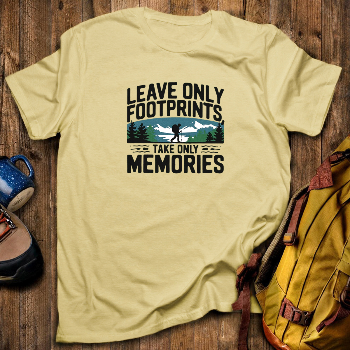 Leave Only Footprints Take Only Memories T-Shirt