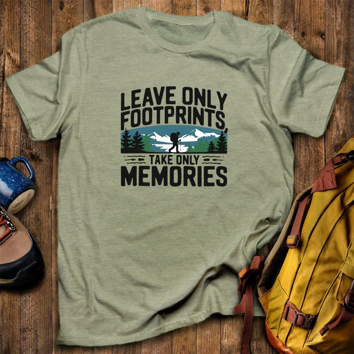 Leave Only Footprints Take Only Memories T-Shirt