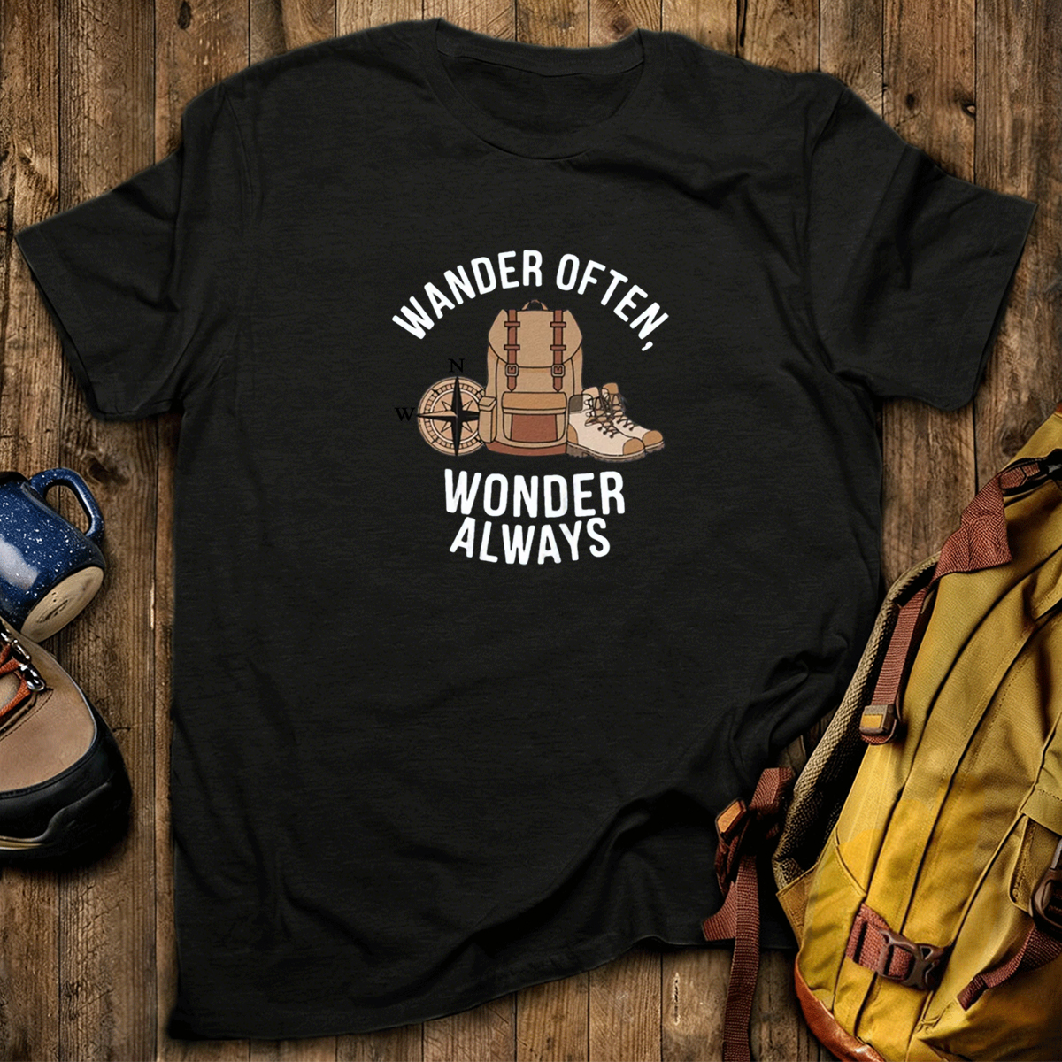 Wander Often Wonder Always T-Shirt
