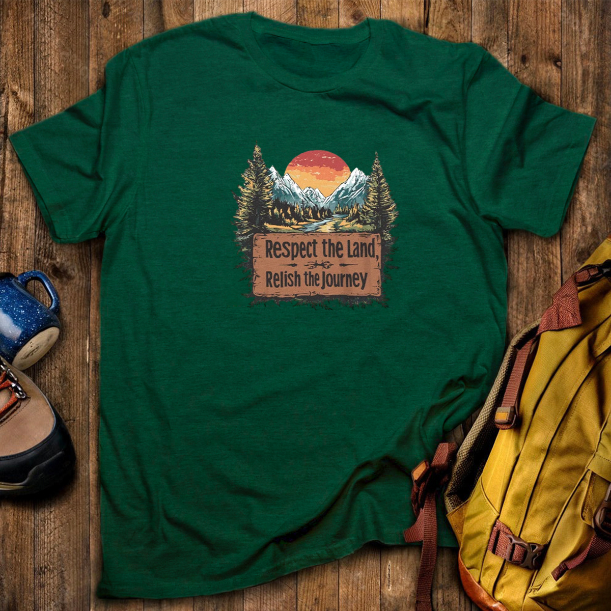 Respect The Land Relish The Journey T-Shirt