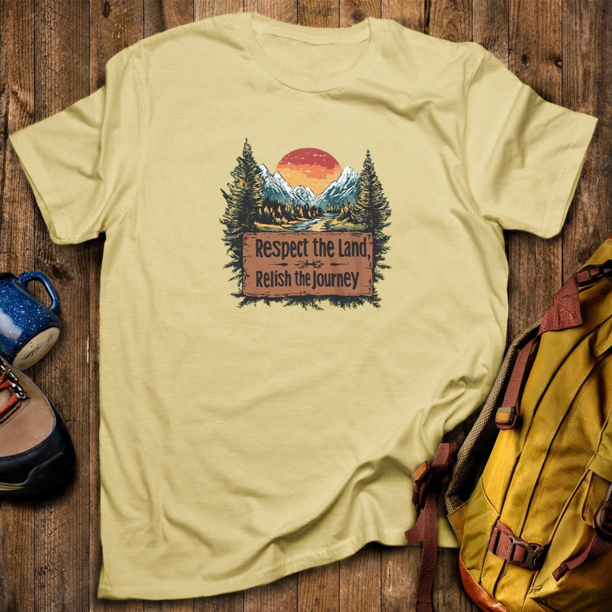 Respect The Land Relish The Journey T-Shirt