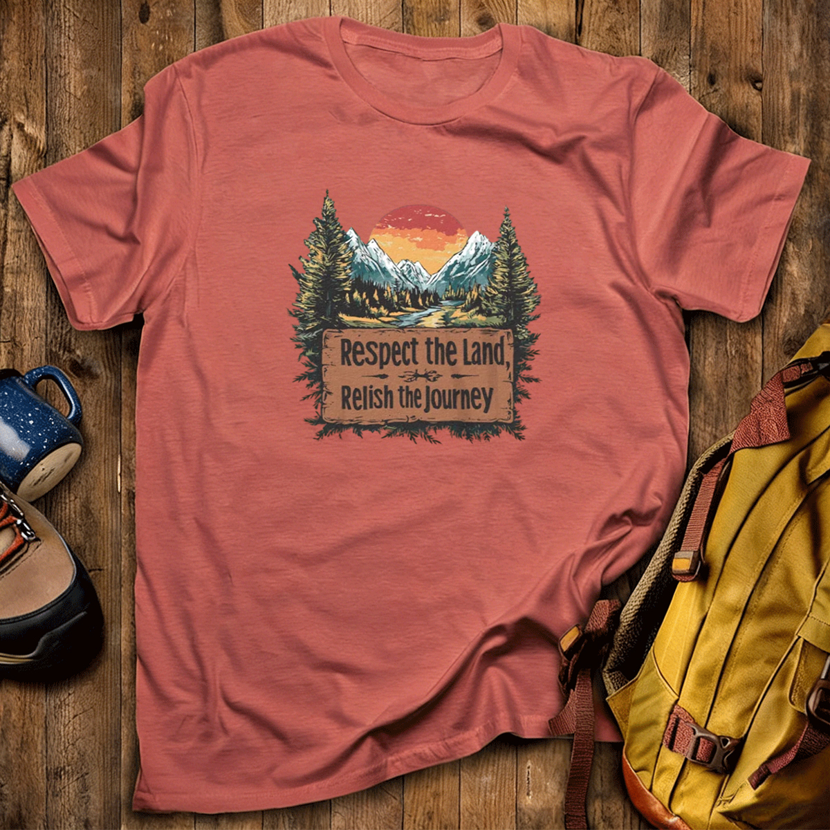 Respect The Land Relish The Journey T-Shirt