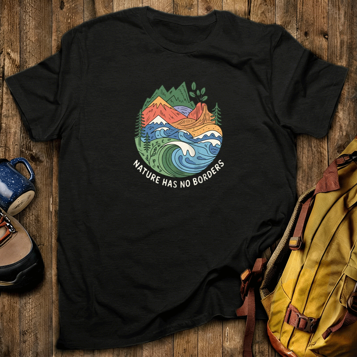 Nature Has No Borders T-Shirt