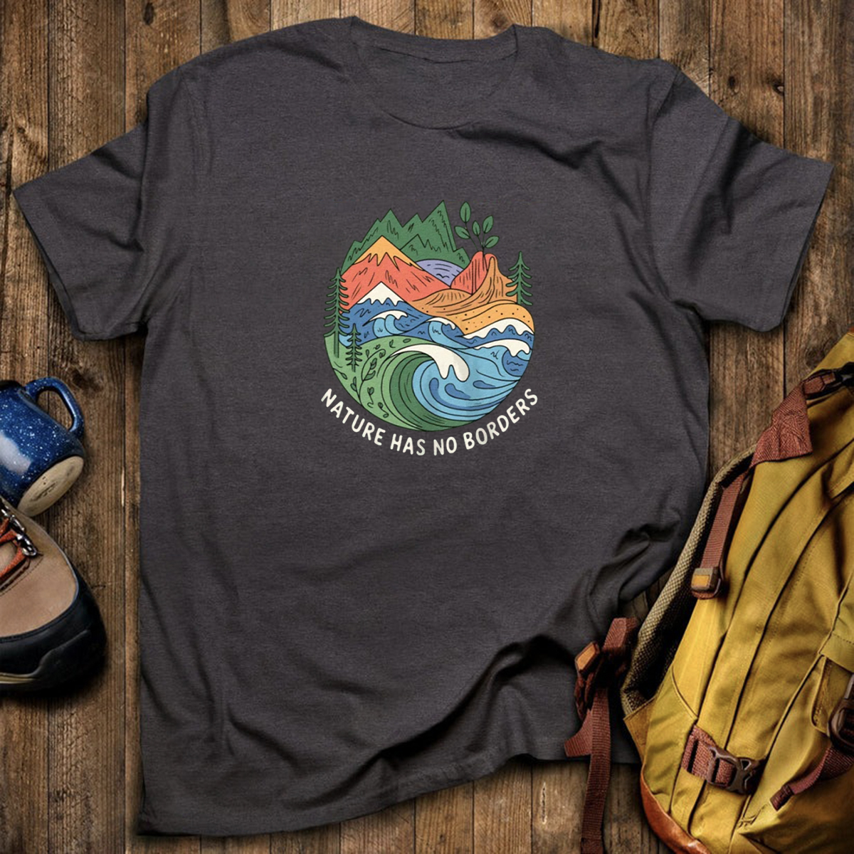 Nature Has No Borders T-Shirt
