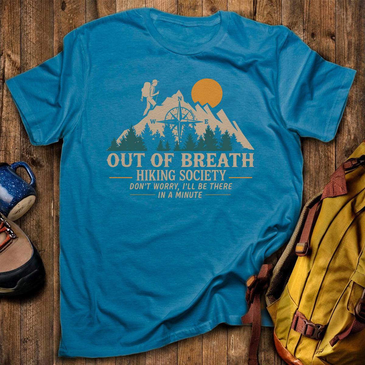 Out Of Breath Hiking Society T-Shirt
