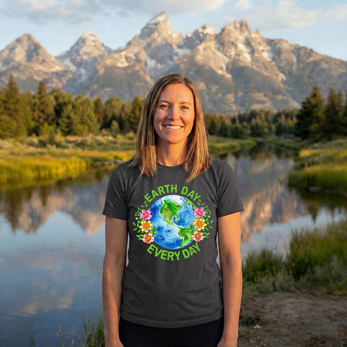 Sustainable & Cute Earth Day Every Day T-Shirt