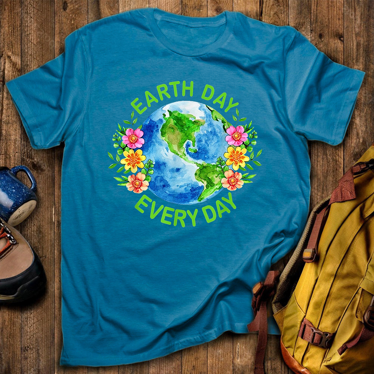 Sustainable & Cute Earth Day Every Day T-Shirt