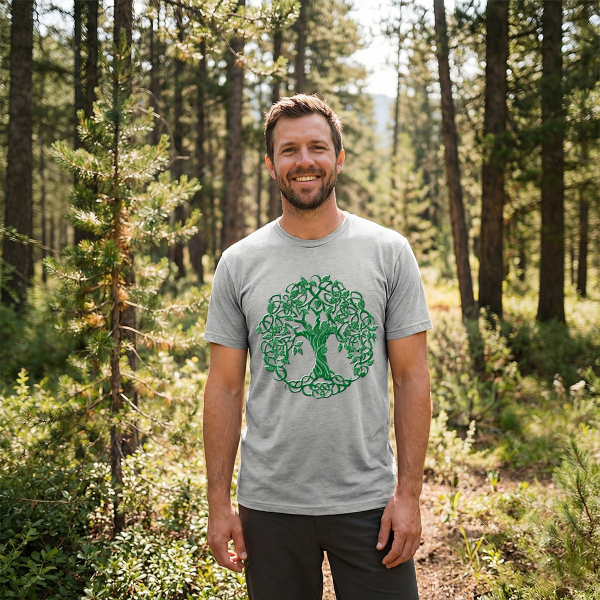 Tree of Life Green T-Shirt