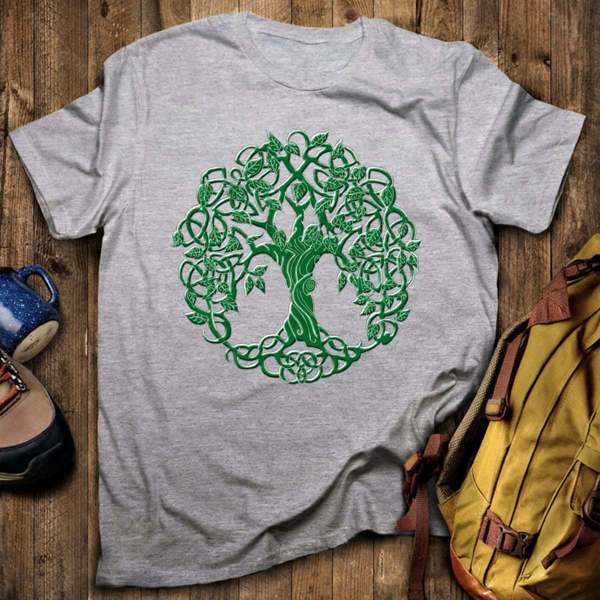Tree of Life Green T-Shirt
