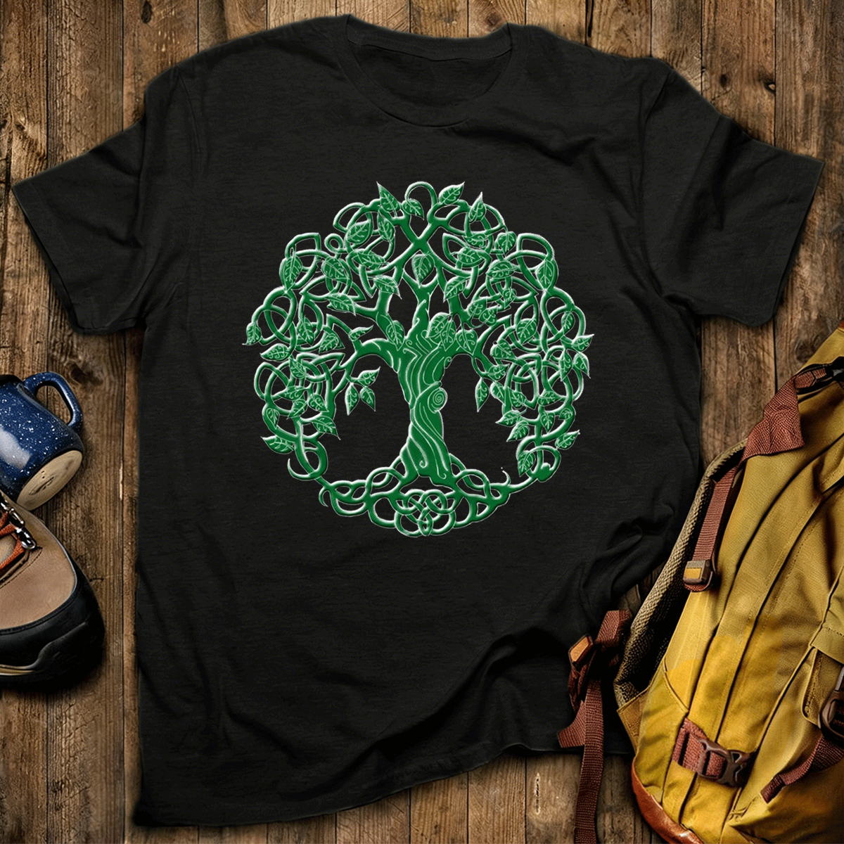 Tree of Life Green T-Shirt