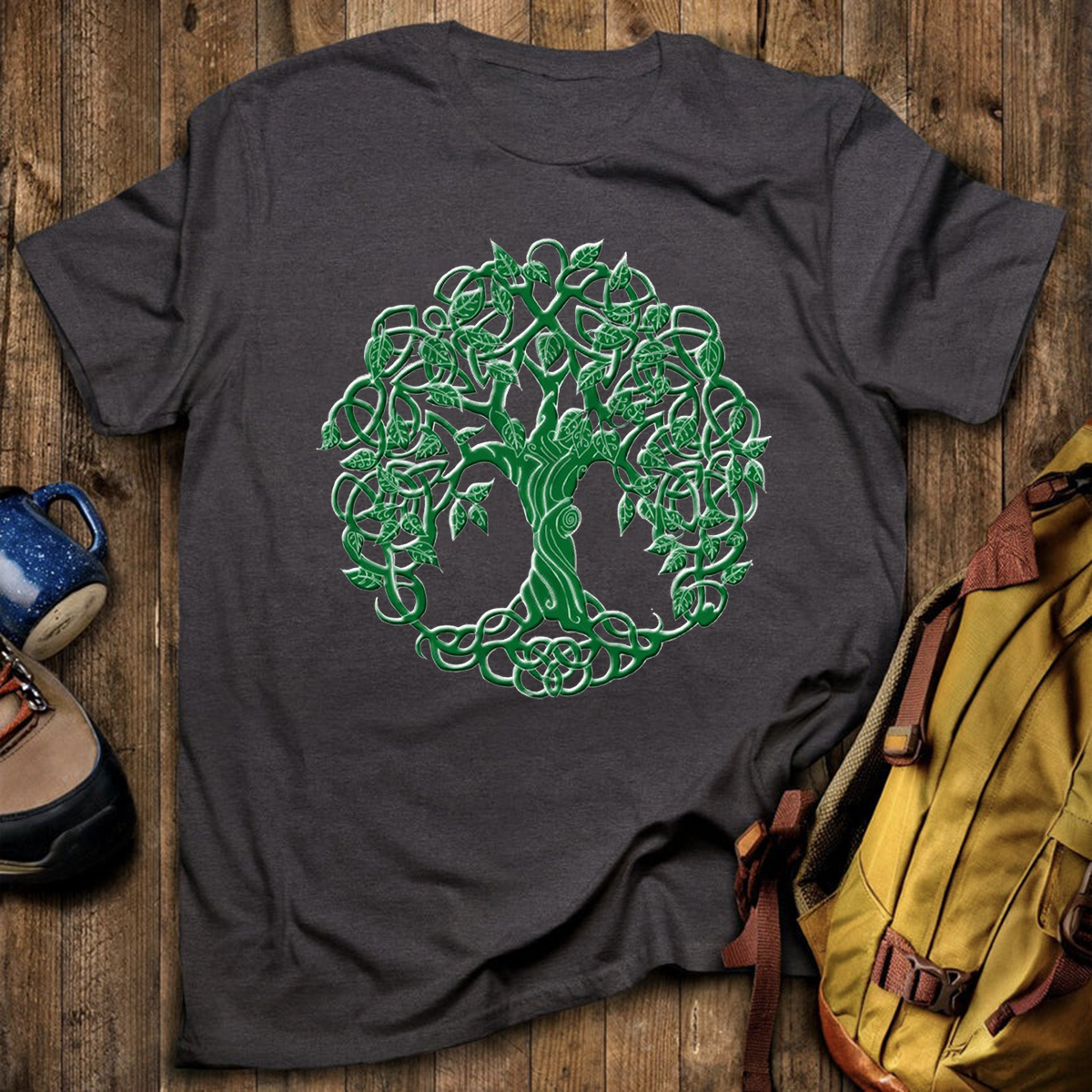 Tree of Life Green T-Shirt