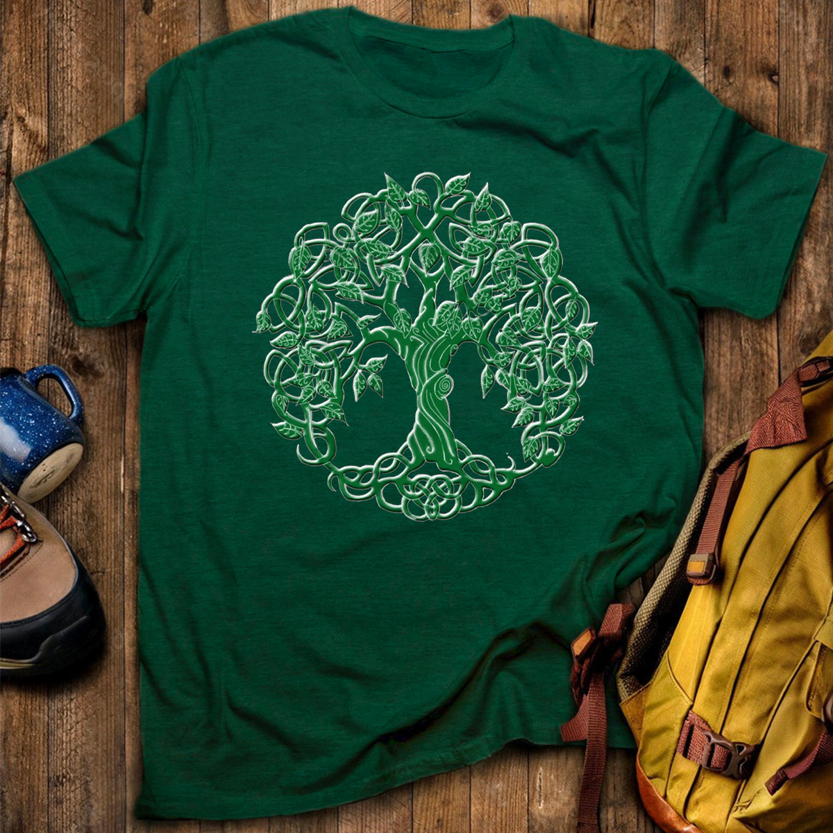 Tree of Life Green T-Shirt