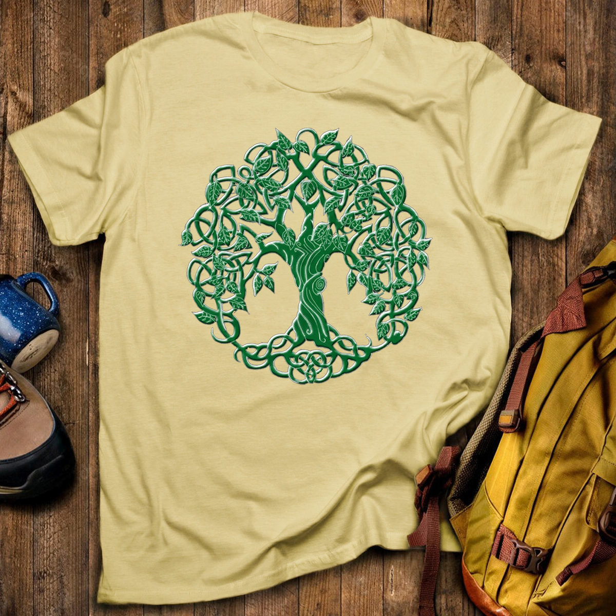 Tree of Life Green T-Shirt