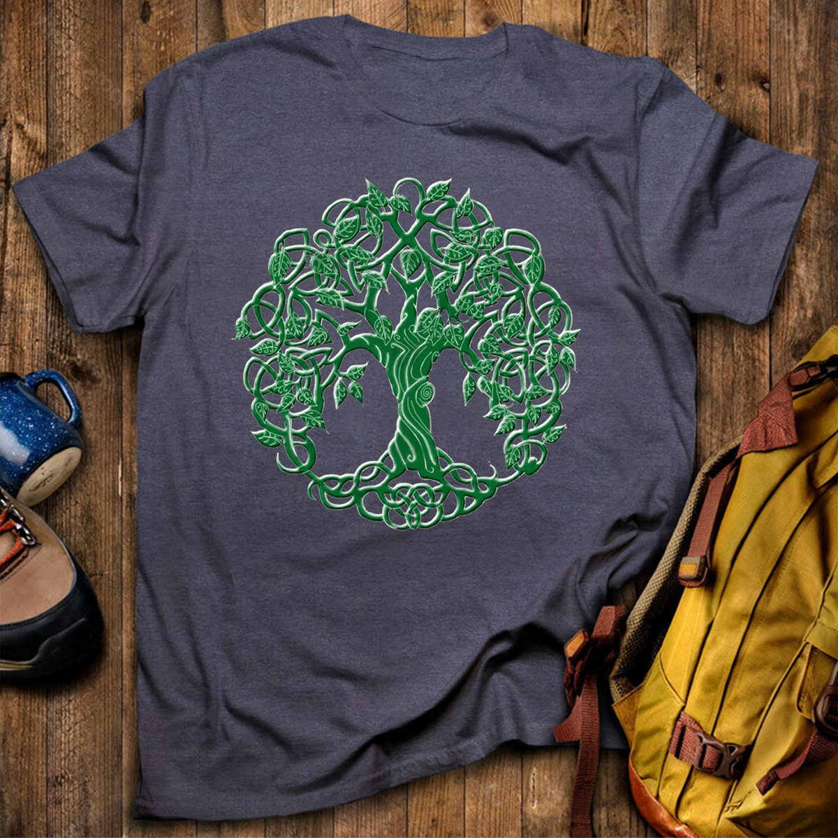Tree of Life Green T-Shirt