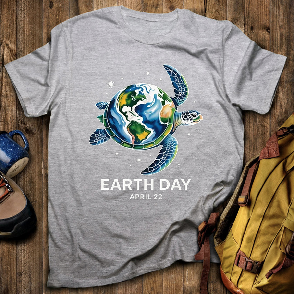 Earth Day Restore Earth Sea Turtle Save the Planet T-Shirt