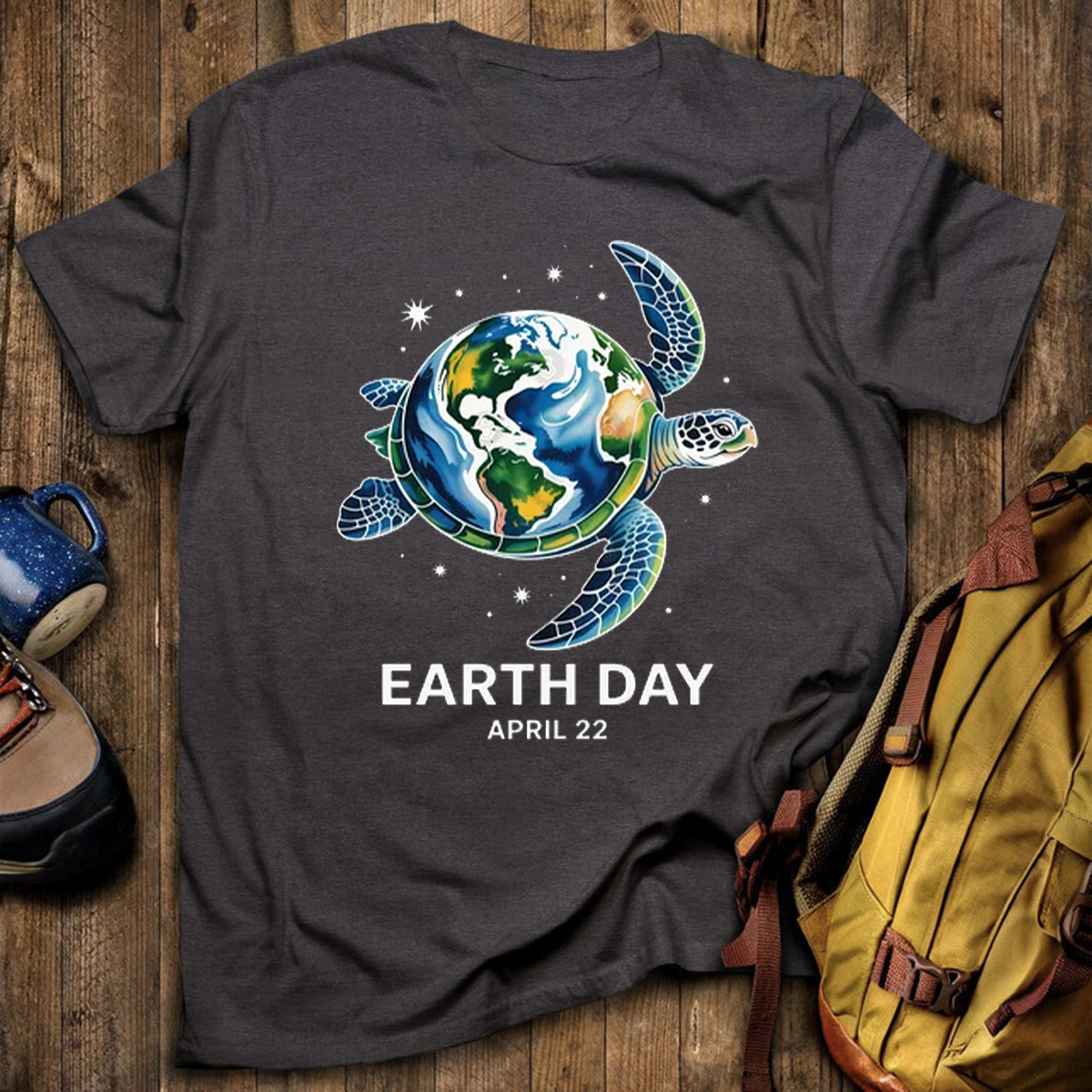 Earth Day Restore Earth Sea Turtle Save the Planet T-Shirt