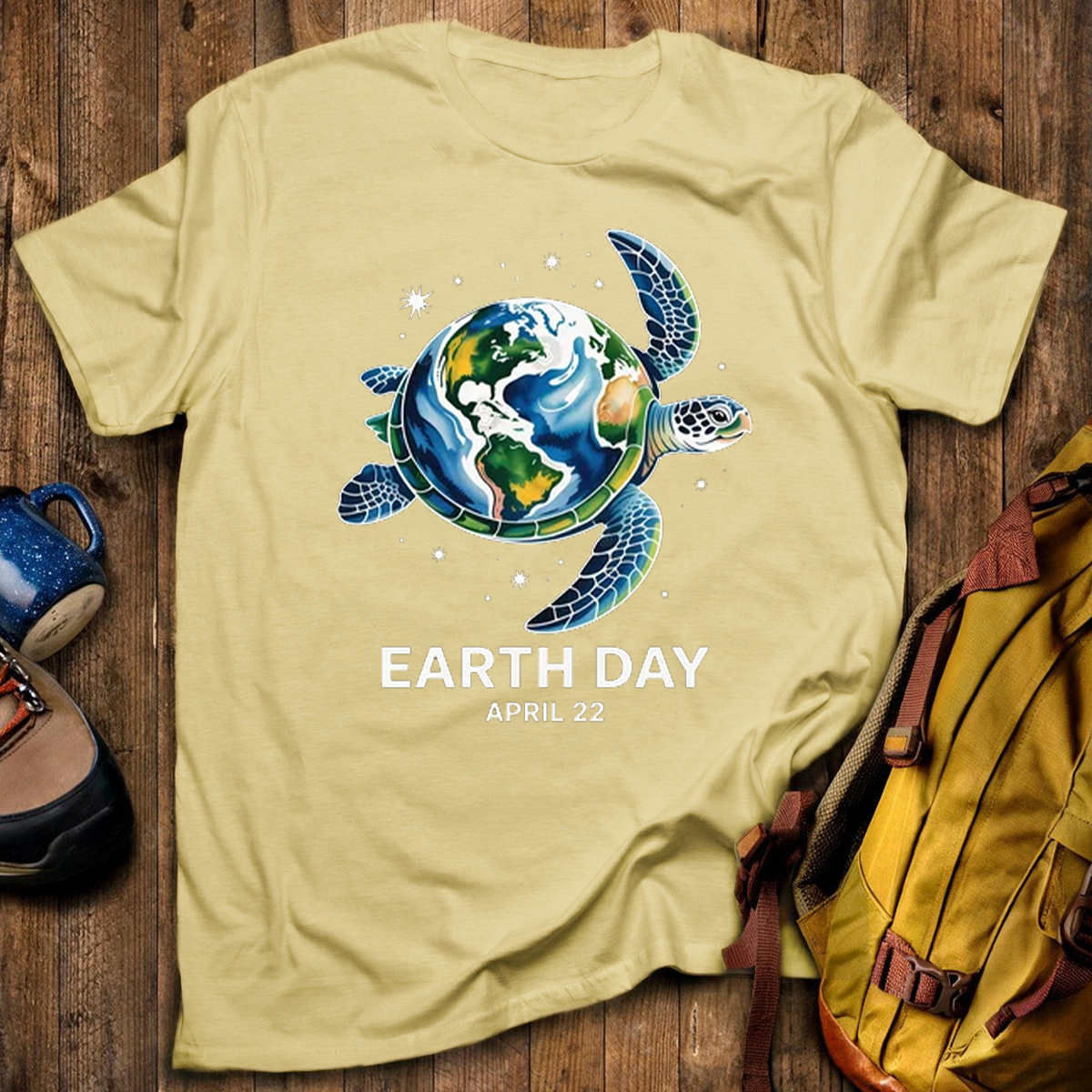 Earth Day Restore Earth Sea Turtle Save the Planet T-Shirt