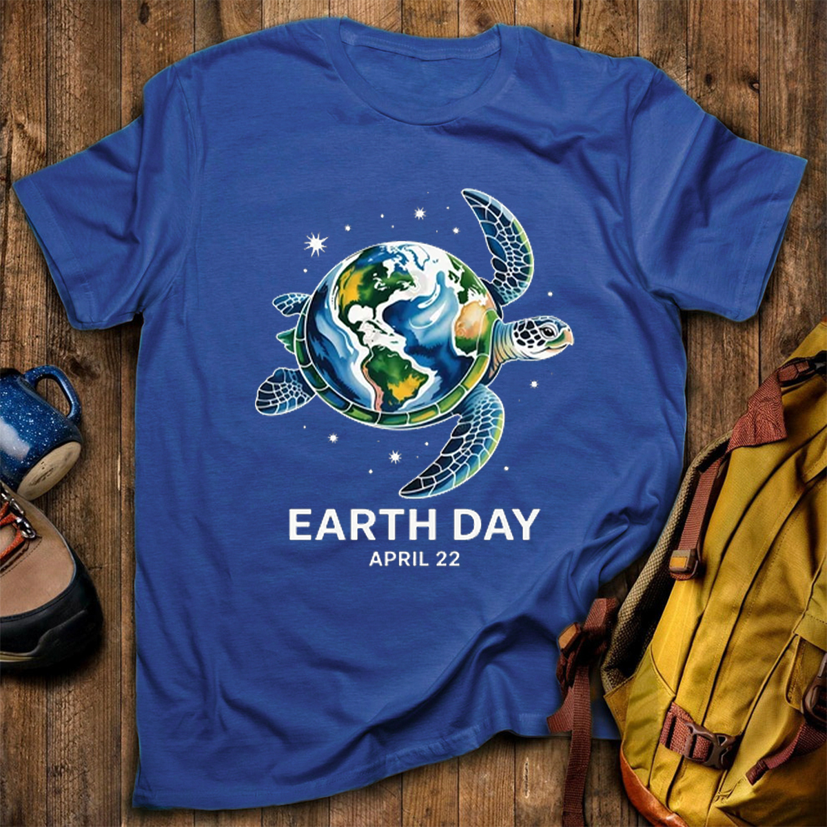 Earth Day Restore Earth Sea Turtle Save the Planet T-Shirt