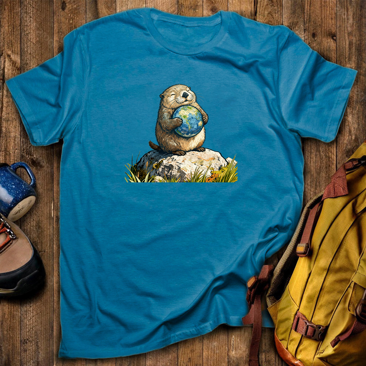 The Earth Hugging Otter T-Shirt