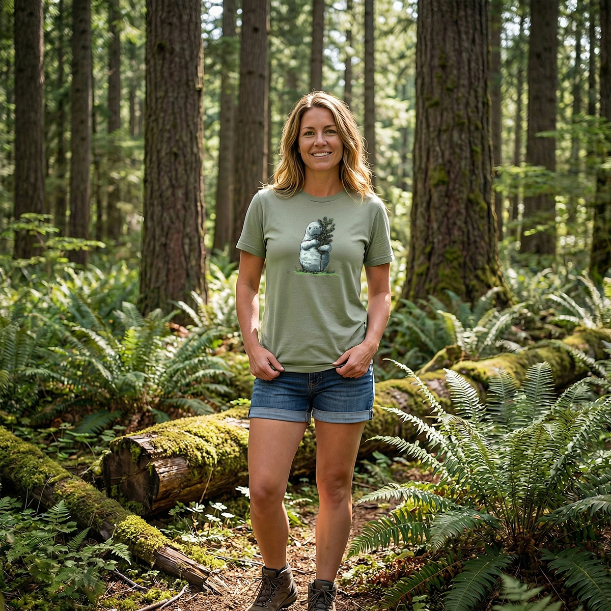 Manatee Tree Hugger T-Shirt