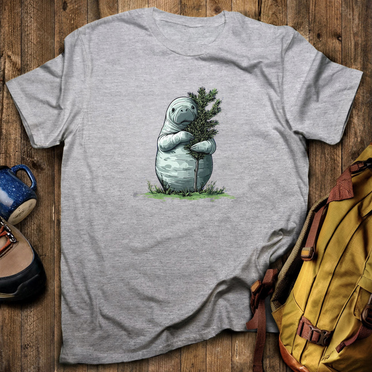Manatee Tree Hugger T-Shirt