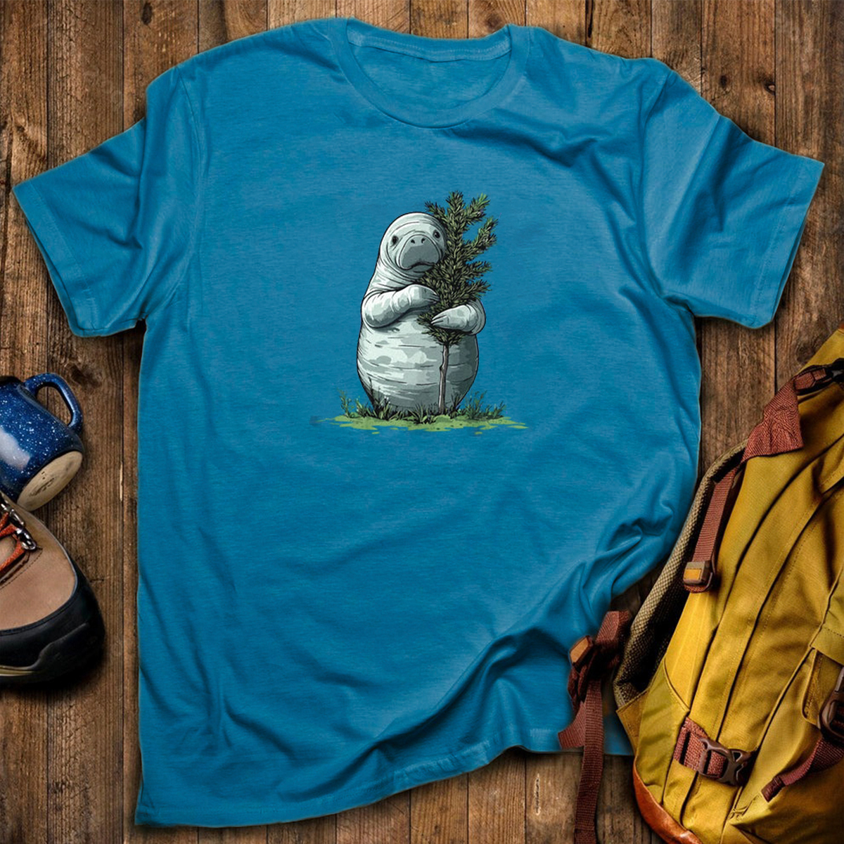 Manatee Tree Hugger T-Shirt