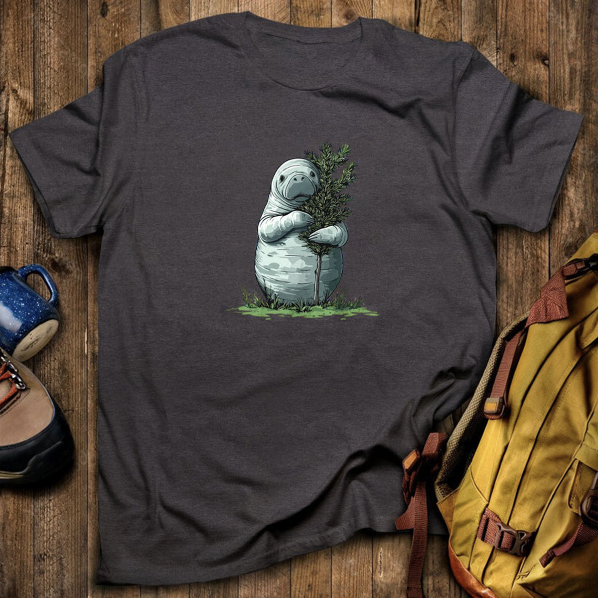 Manatee Tree Hugger T-Shirt