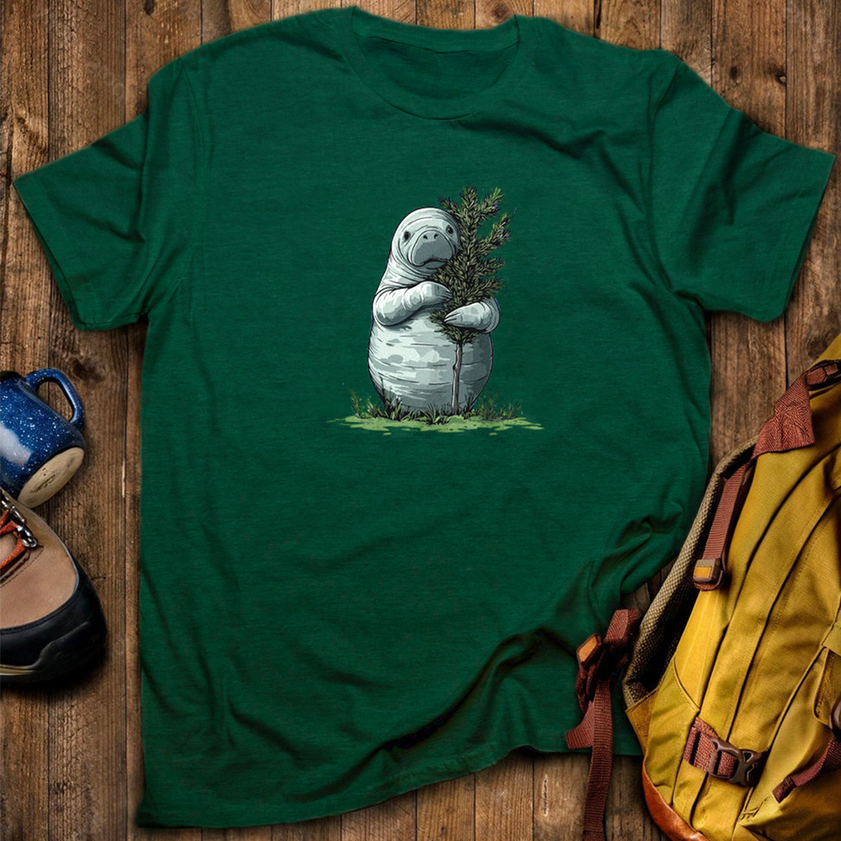 Manatee Tree Hugger T-Shirt