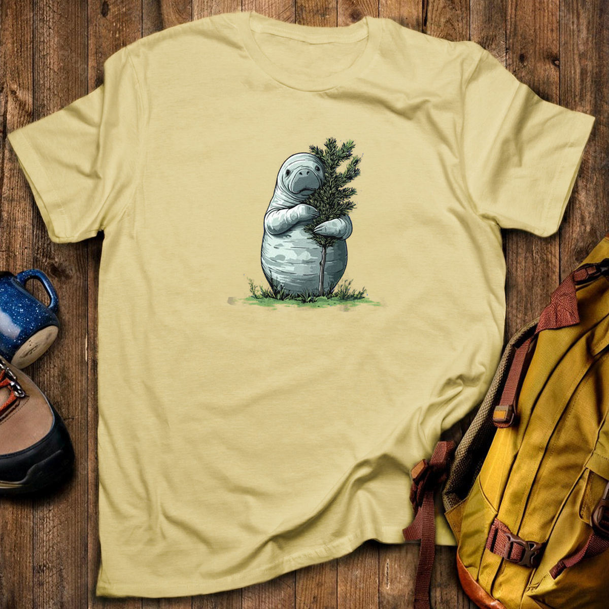 Manatee Tree Hugger T-Shirt