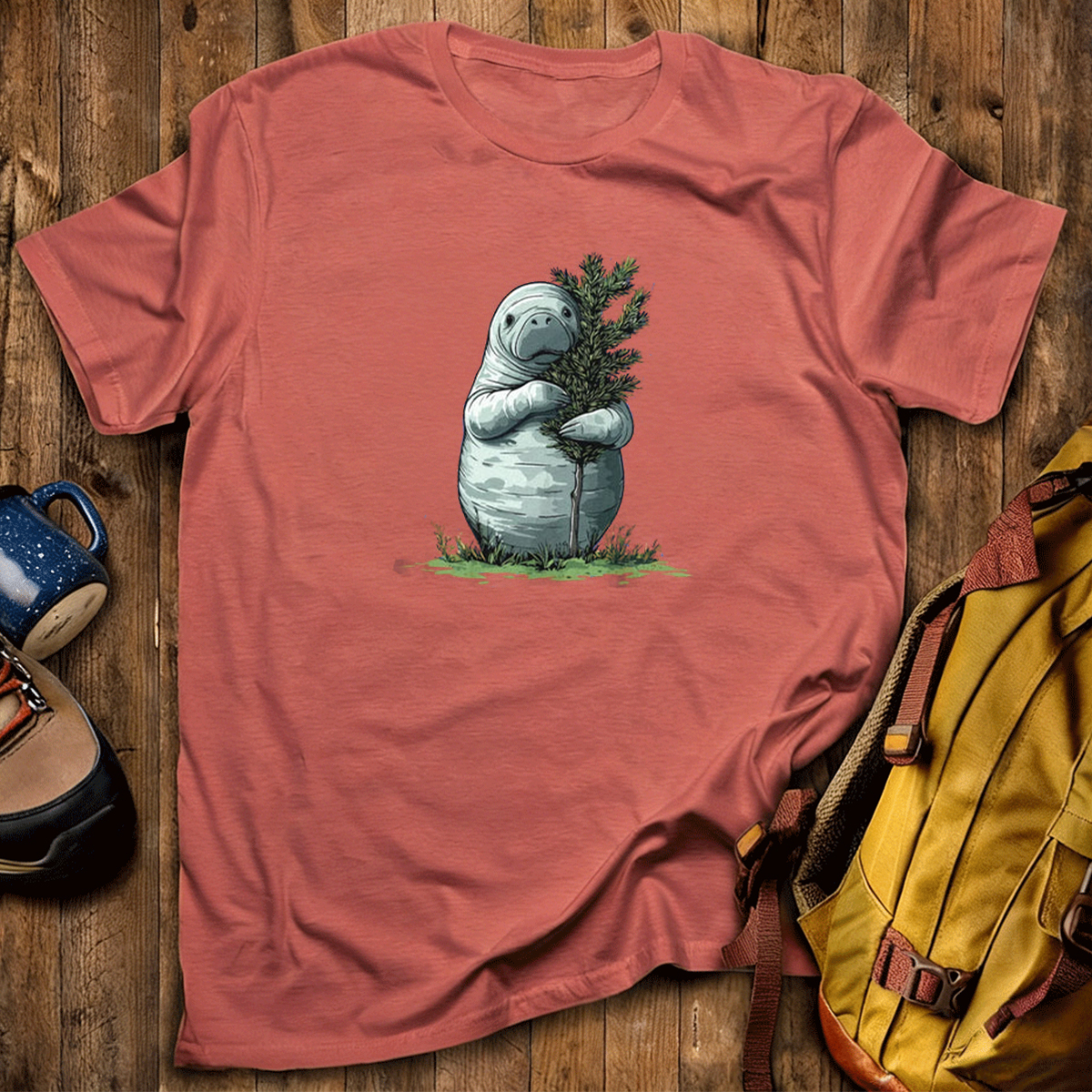 Manatee Tree Hugger T-Shirt