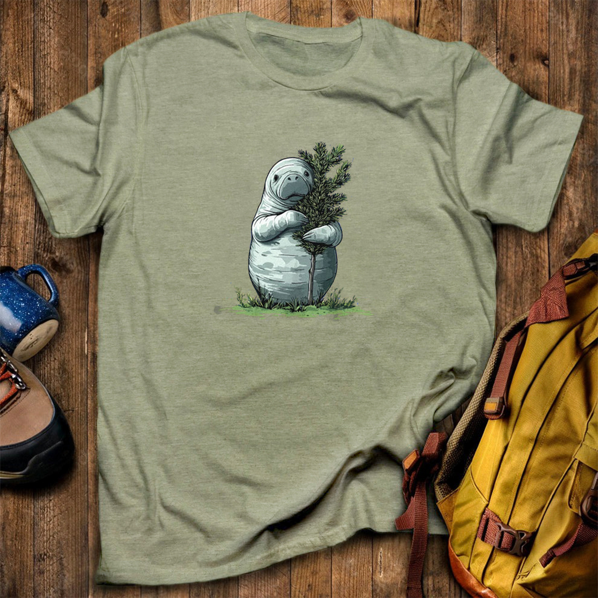 Manatee Tree Hugger T-Shirt