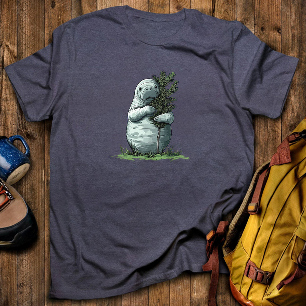 Manatee Tree Hugger T-Shirt