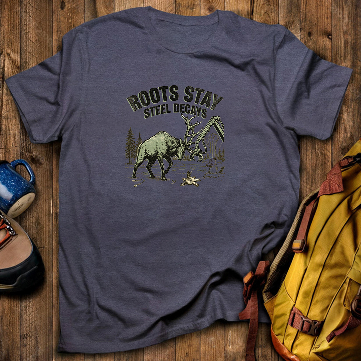 Roots Stay Steel Decays T-Shirt