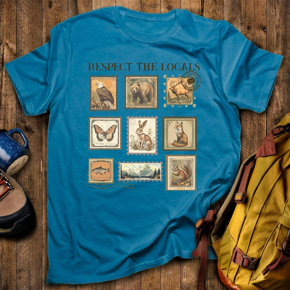 Respect The Local Wildlife Animal Lover T-Shirt