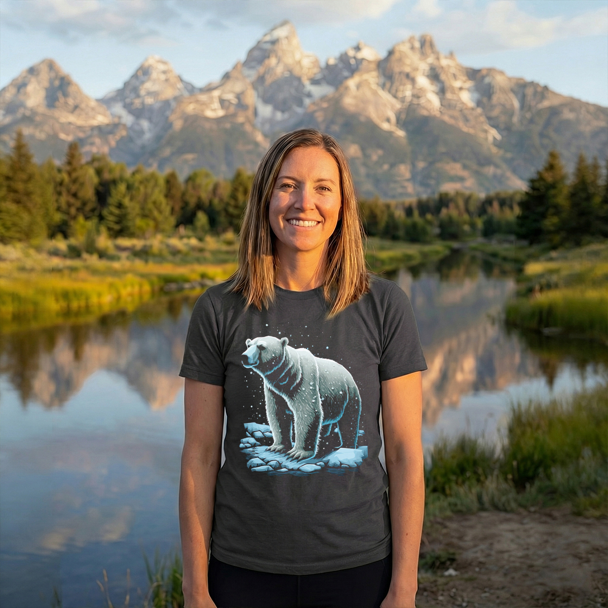 Polar Bear In The Snow T-Shirt