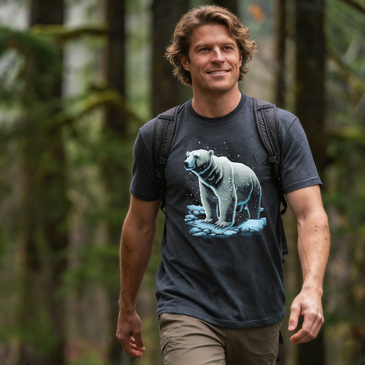 Polar Bear In The Snow T-Shirt