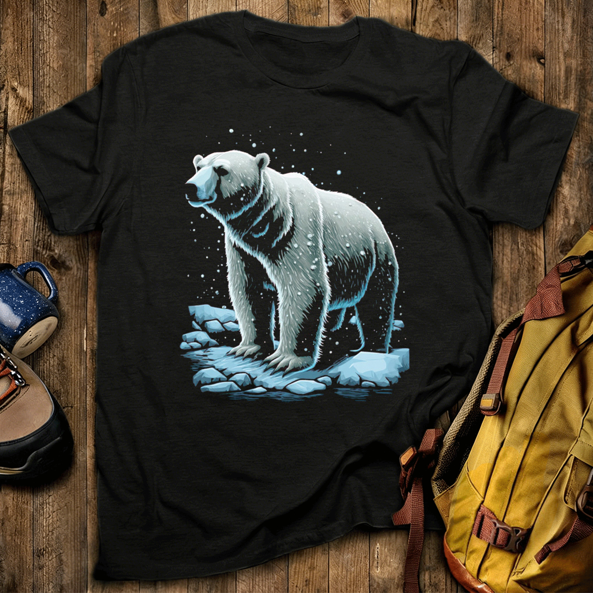 Polar Bear In The Snow T-Shirt