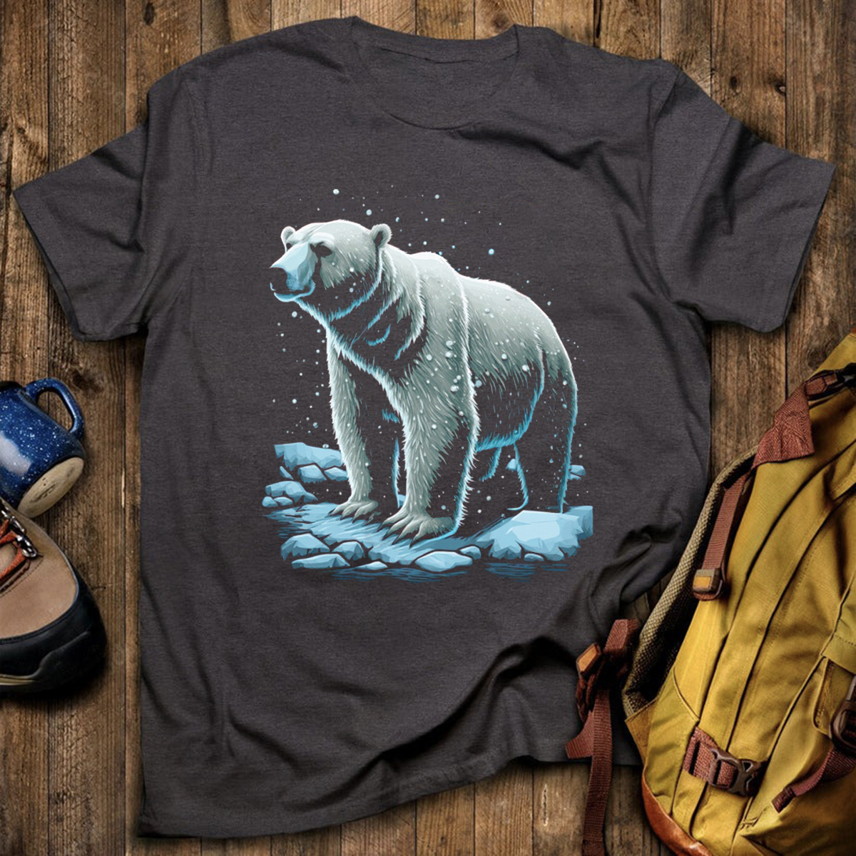 Polar Bear In The Snow T-Shirt