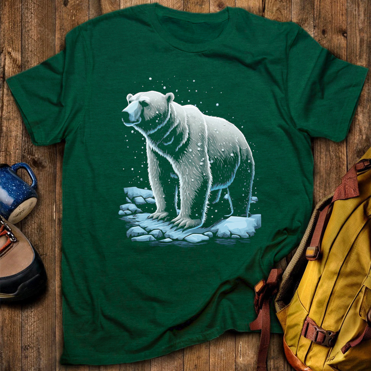 Polar Bear In The Snow T-Shirt
