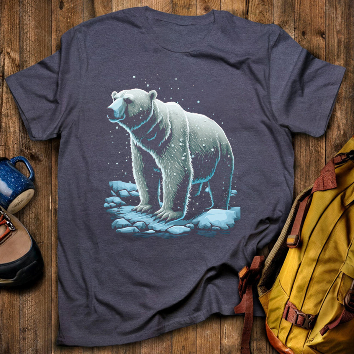 Polar Bear In The Snow T-Shirt