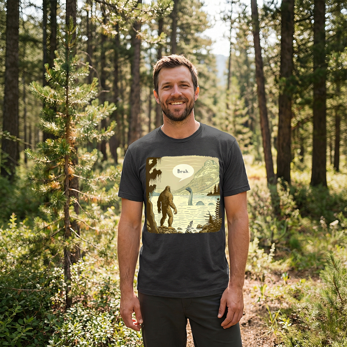 Sasquatch Loch Ness Monster Classic T-Shirt