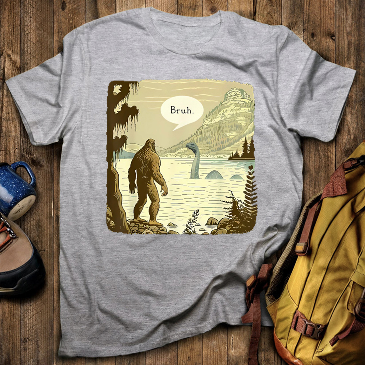 Sasquatch Loch Ness Monster Classic T-Shirt