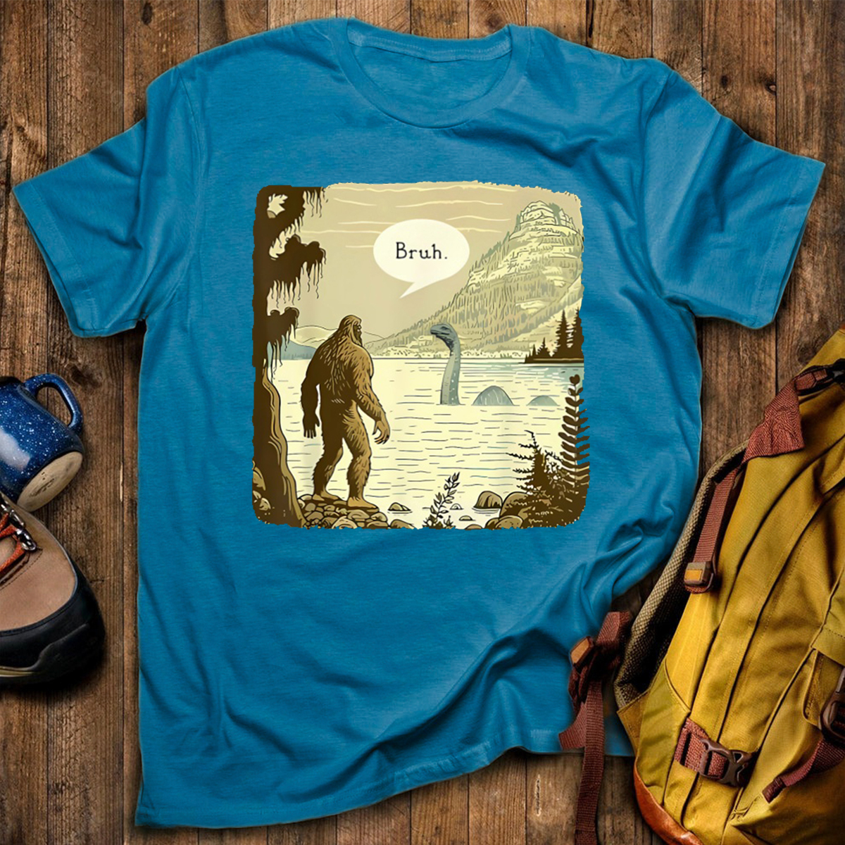 Sasquatch Loch Ness Monster Classic T-Shirt