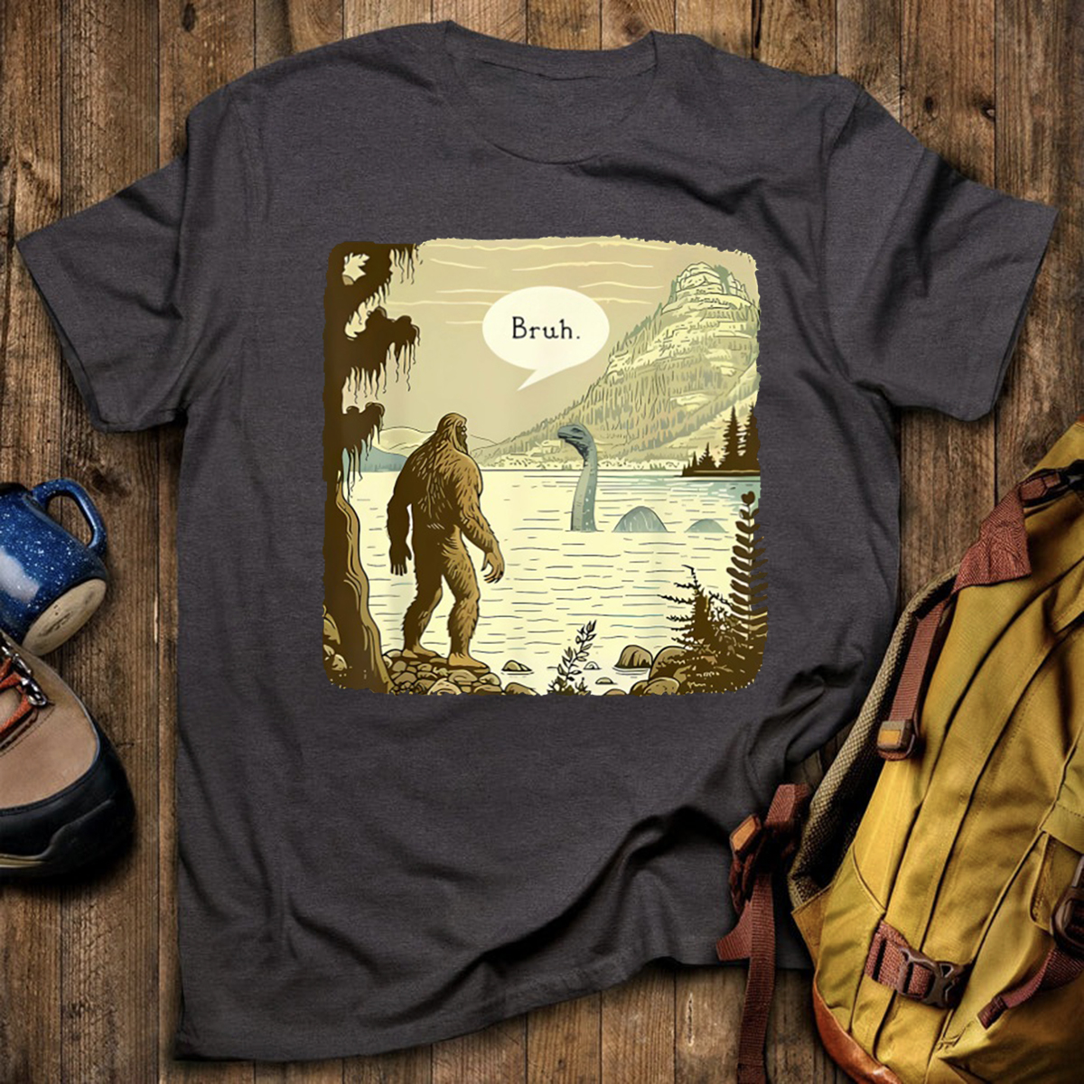 Sasquatch Loch Ness Monster Classic T-Shirt