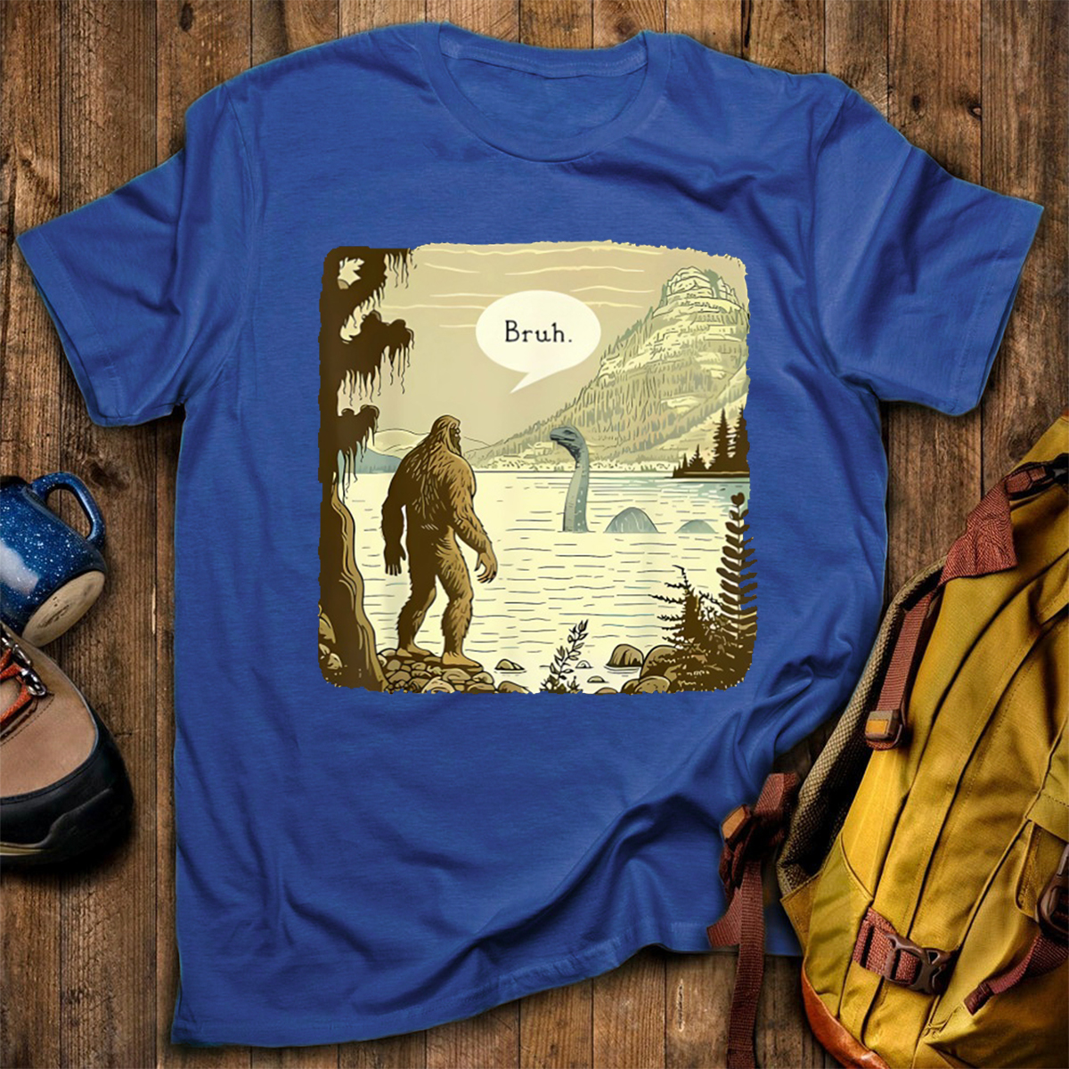 Sasquatch Loch Ness Monster Classic T-Shirt