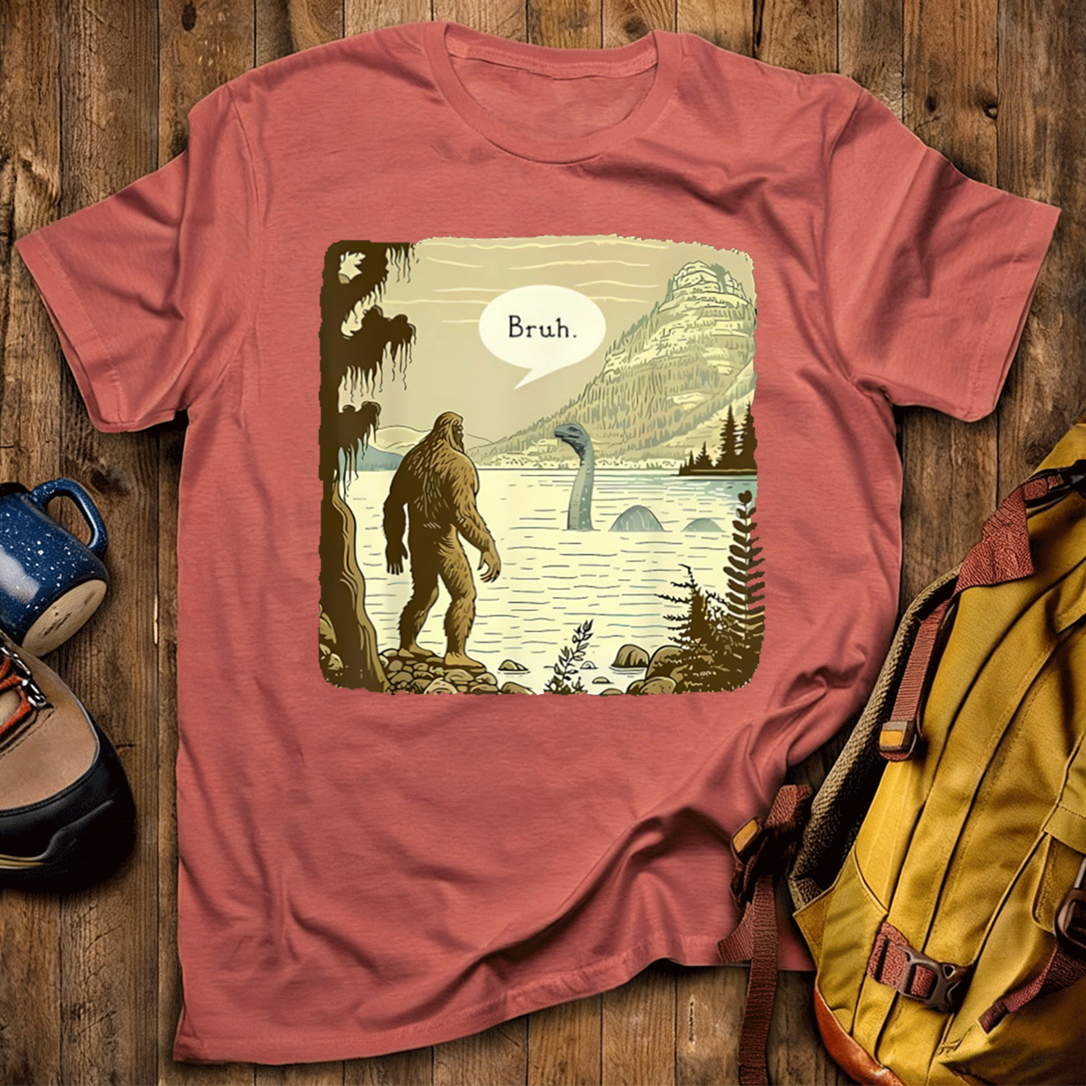 Sasquatch Loch Ness Monster Classic T-Shirt